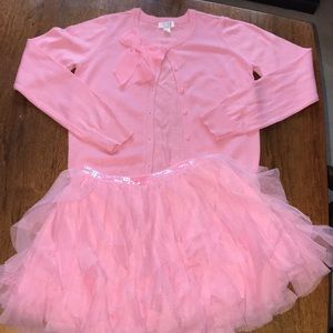 The Children’s Place Cardigan and skirt 12/14